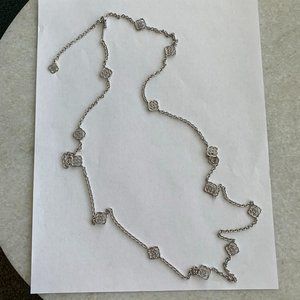 Kendra Scott Devalyn Long Necklace in Silver